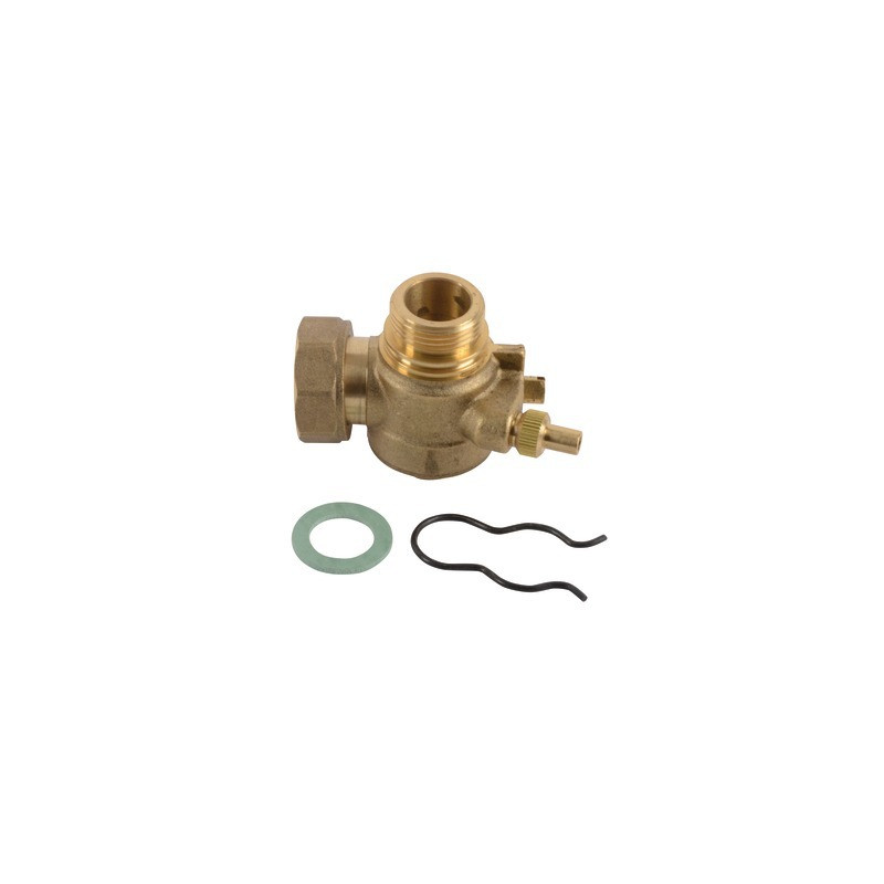 Robinet retour chauffage 3/4" + joint- DE DIETRICH - S100520