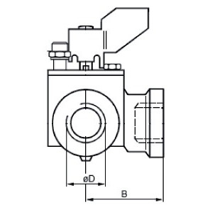 Vannes à secteur 3 Voies PN10 avec raccords taraudés- SIEMENS - VBI31.25