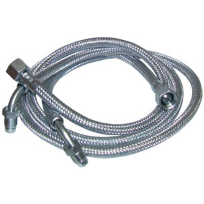 Flexible fioul 3/8" x 1/4 bague coudé 90- DIFF - 602178  - (X2)