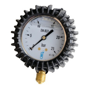 Manomètre inox, glycérine Ø 63mm, 0/25b- DIFF - 901422