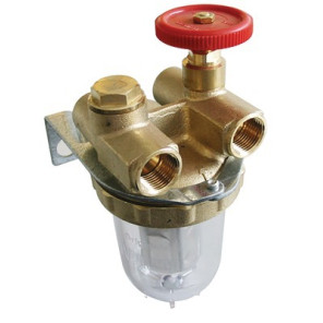 Filtre fioul 2 conduites avec robinet FF3/8"- OVENTROP - 2120103