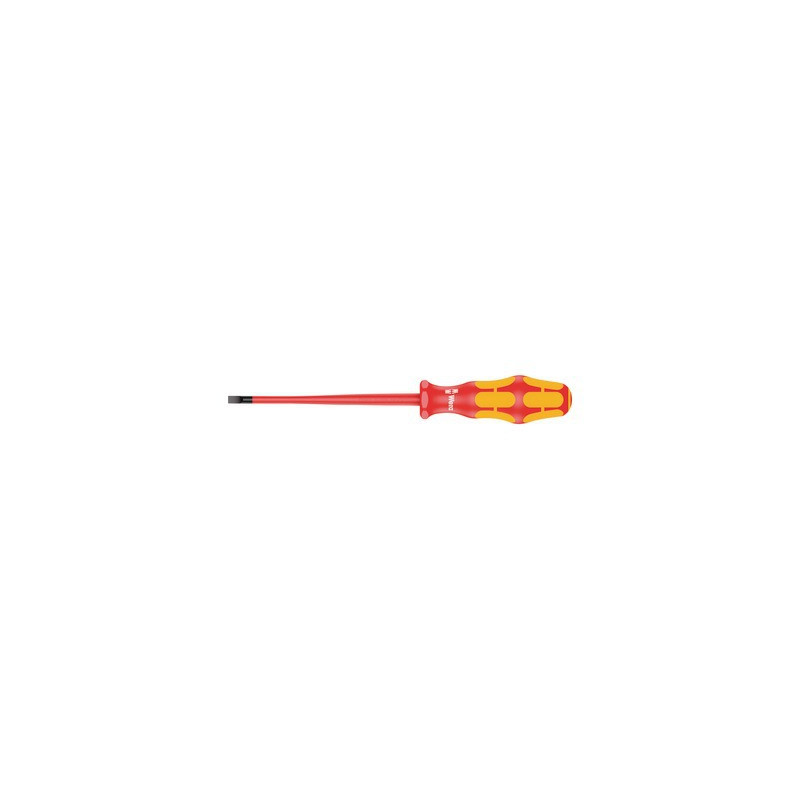 Tournevis VDE isolé pour vis à fente, avec lame à diamètre réduit, 1 x 5.5 x 125 mm- WERA - 05006442001