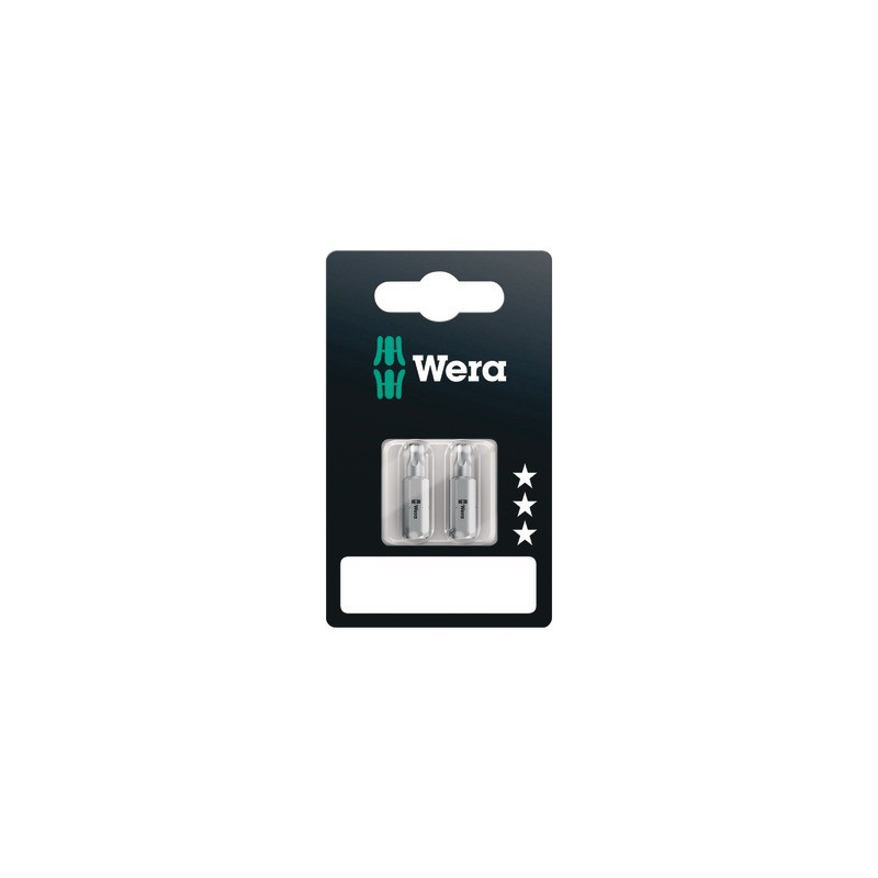 Embouts TORX® SB, TX 25 x 25 mm, 2 pièces- WERA - 05073315001