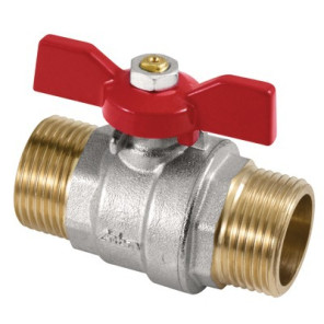 Vanne BS poignée papillon alu MM3/8"- DIFF - 110046