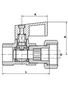 Robinet BS applications spécifiques MF1/2"- DIFF - 110144