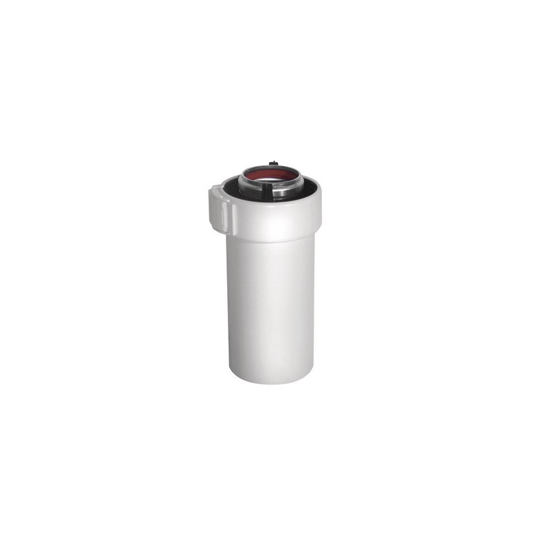 Conduit ALU/PVC Ø60/100 L 1000mm- UBBINK - 227352