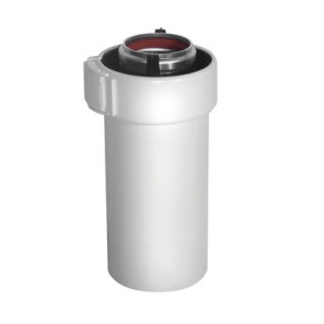 Conduit ALU/PVC Ø60/100 L 500mm- UBBINK - 227351