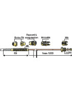 Thermocouple à dérivation 7 raccords L1200mm- DIFF - 704215 Thermocouple à dérivation 7 raccords L1200mm- DIFF - 704215