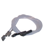 Câbles HT PTFE Ø2.5mm cosse faston 2,8- DIFF - 802222  - (X2)