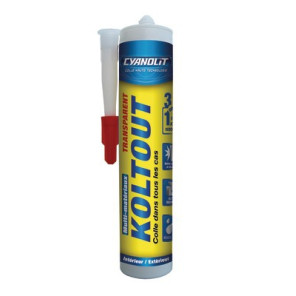 Colle de fixation polymère KOLTOUT EXPRESS transparent 290ml- AC MARCA IDEAL - 33301101