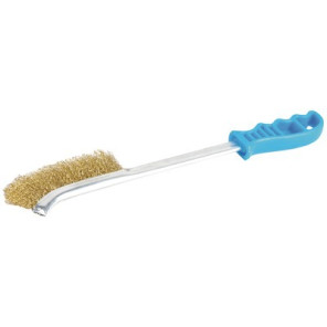 Brosse longue acier laitonné- DIFF - 904259