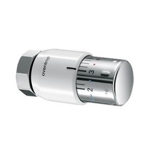Tête thermostatique Uni SH M30x1.5 Blanc/Chromé- OVENTROP - 1012065