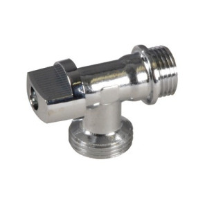 Robinet 1/4 tour machine à laver équerre M12"- DIFF - 99101