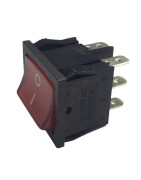 Interrupteur lumineux rouge 0/1 6A 6XFAS- DIFF - 150645