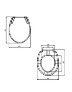 Abattant polypropylène 0,9kg non NF- ROI - 98943 Abattant polypropylène 0,9kg non NF- ROI - 98943