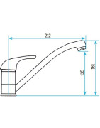 Mitigeur évier monotrou- DIFF - 99028 Mitigeur évier monotrou- DIFF - 99028