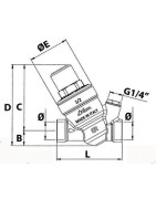 Réducteur de pression RINOX PLUS et filtre F1/2"- RBM - 28480400