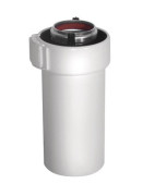 Conduit ALU/PVC Ø60/100 L 1000mm- UBBINK - 227352