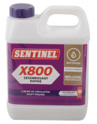 Désembouant rapide X800- SENTINEL - X800L-12X1L-EXPB